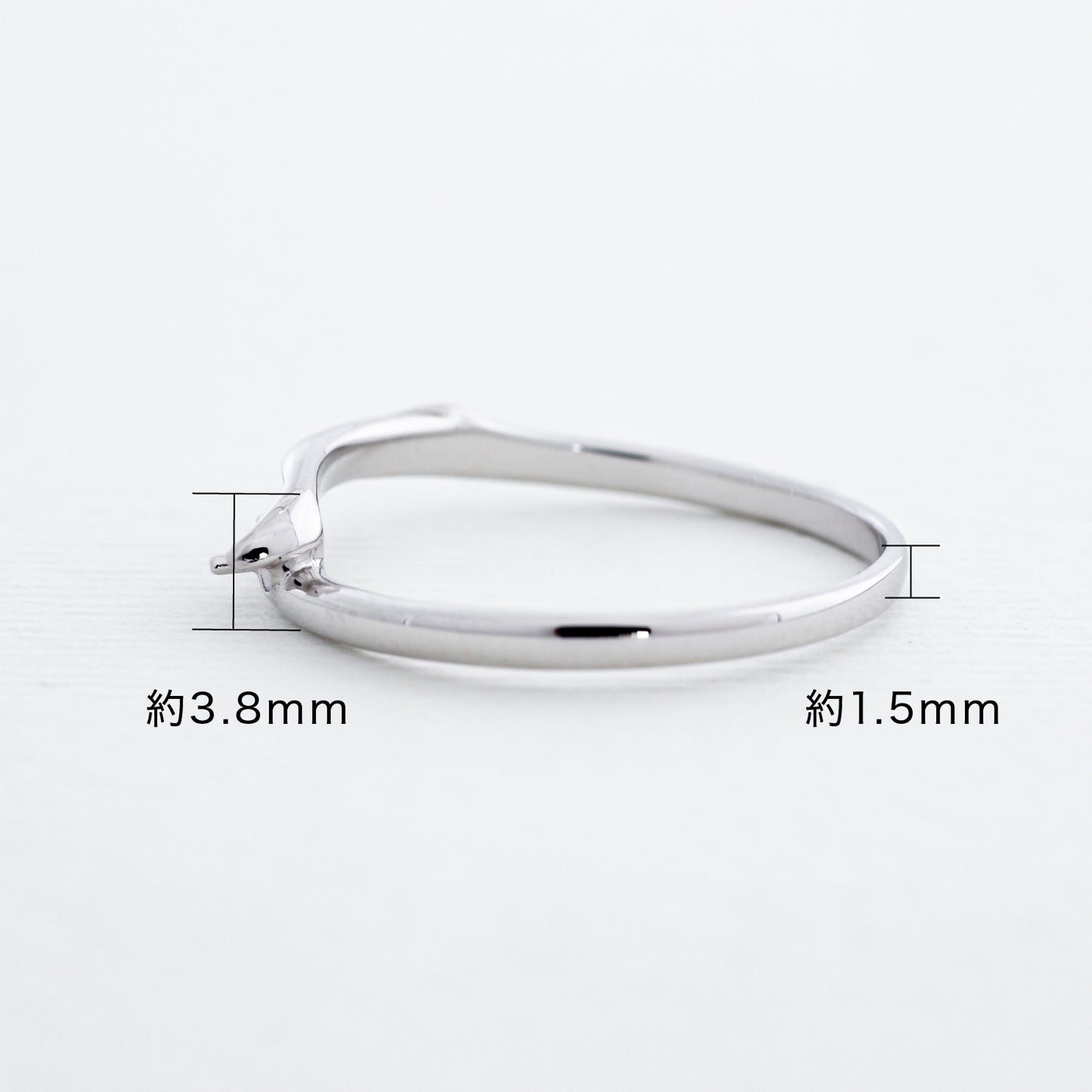 【空枠】2.5mm丸 0.07ct リング | wk14150