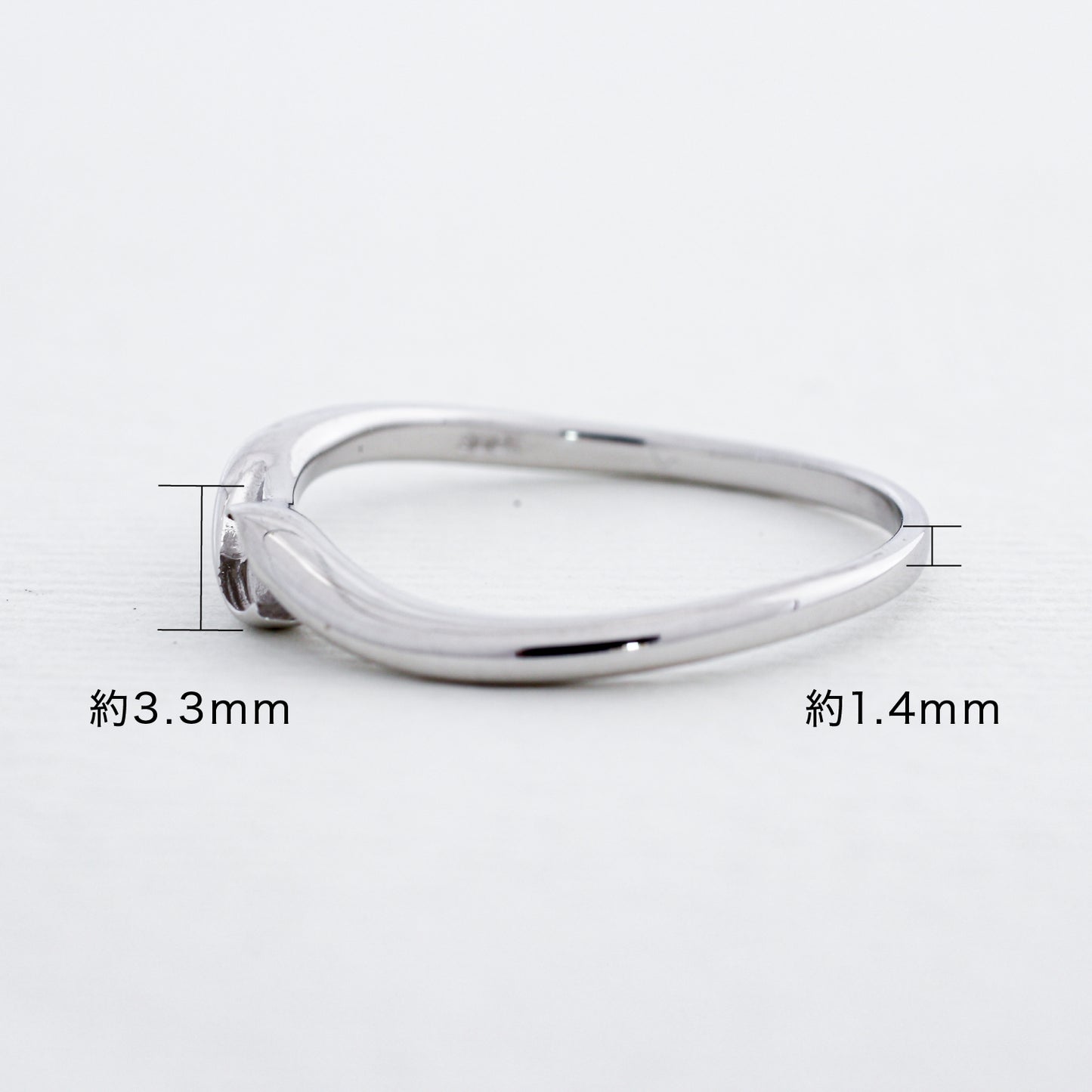 【空枠】2.5mm丸 0.07ct リング | wk30515