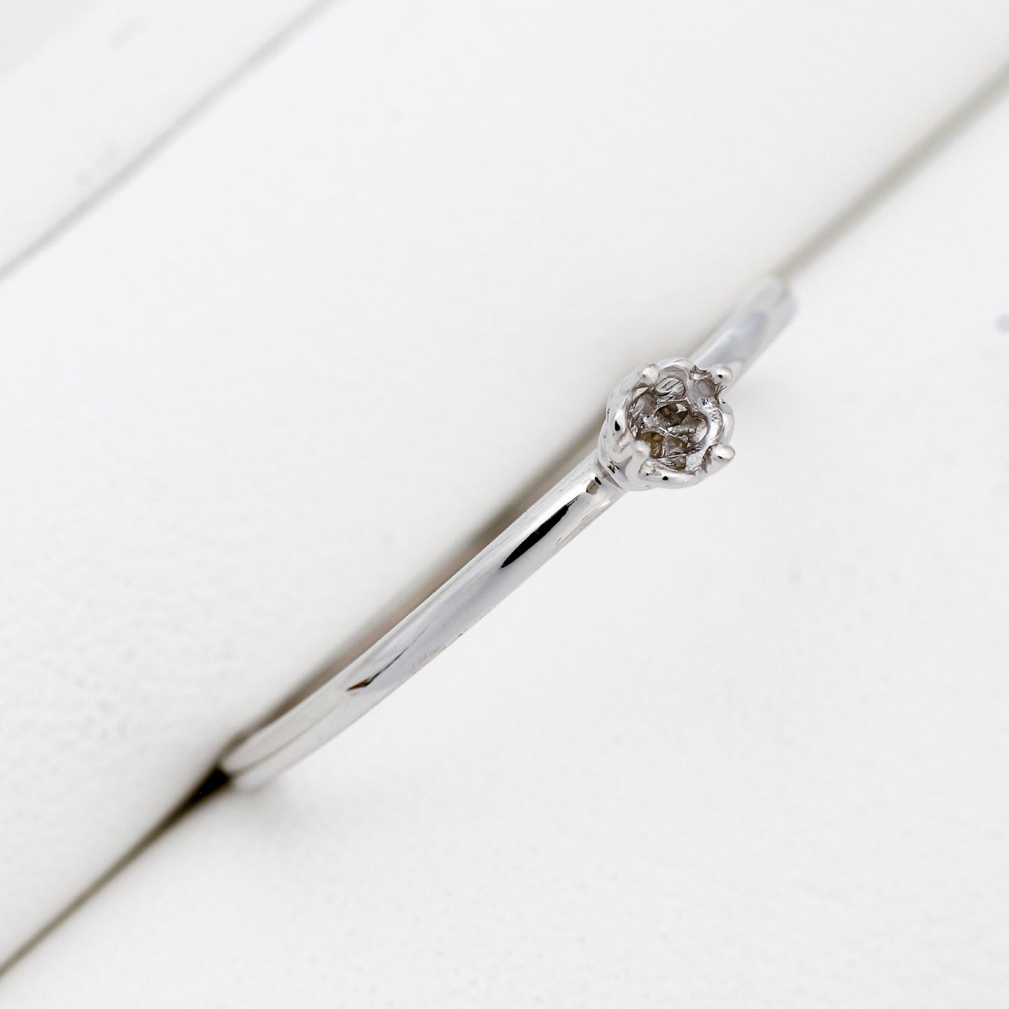 【空枠】2.5mm丸 0.07ct リング | wk30725