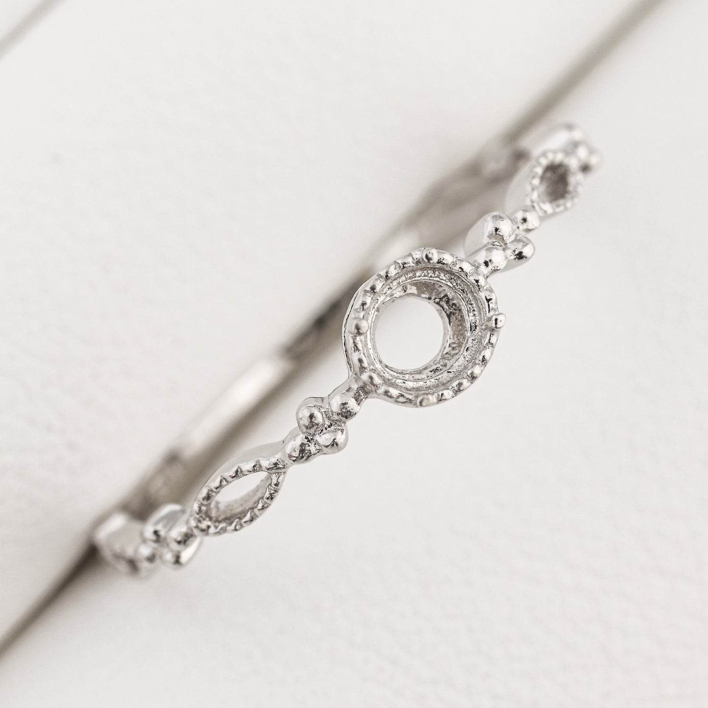 【空枠】3.5mm丸 0.16ct リング | wk32404