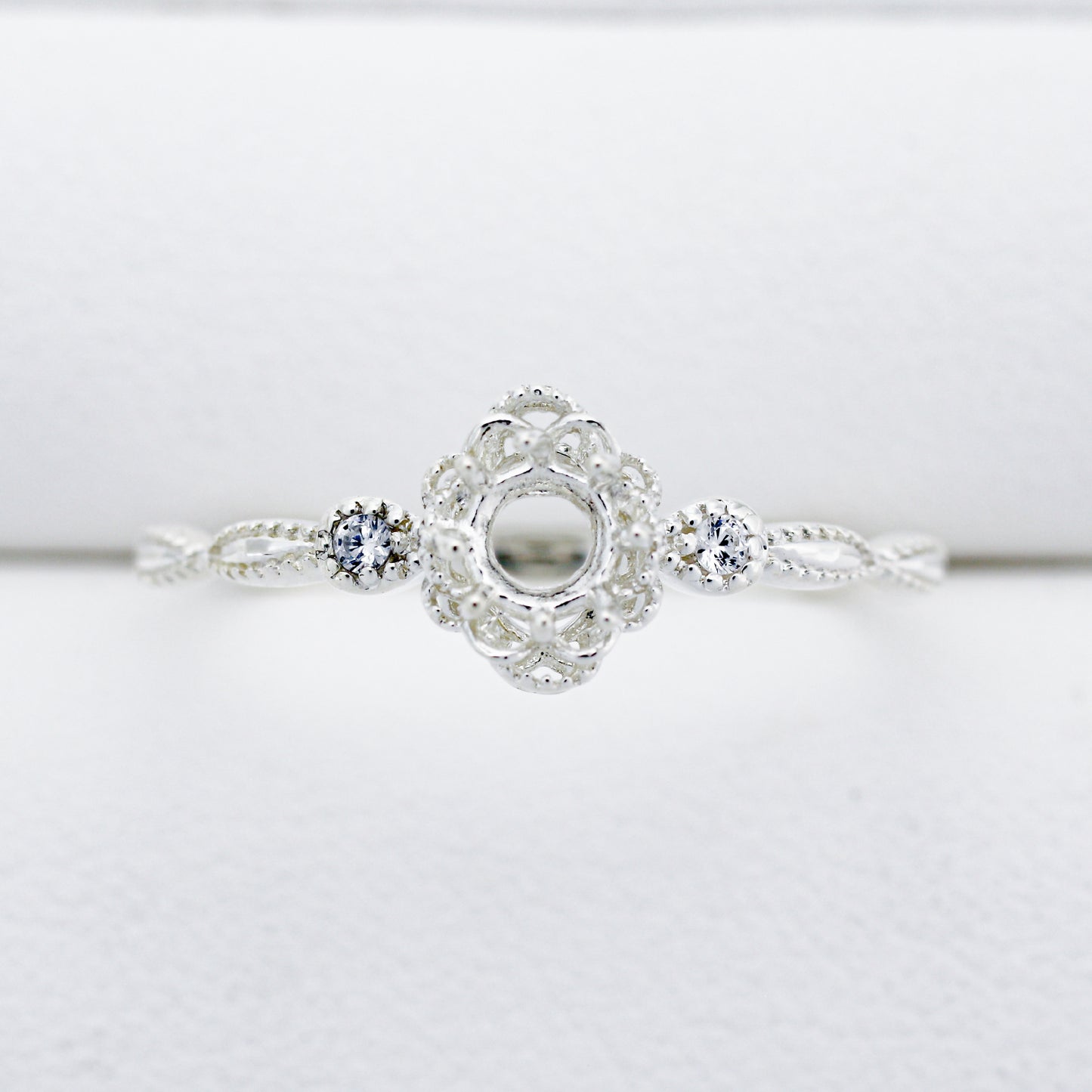【空枠】4.0mm丸 0.25ct リング | wk33960