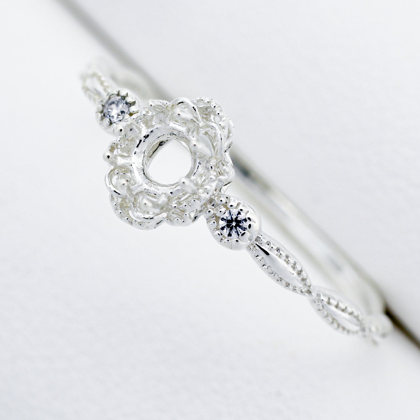 【空枠】4.0mm丸 0.25ct リング | wk33960