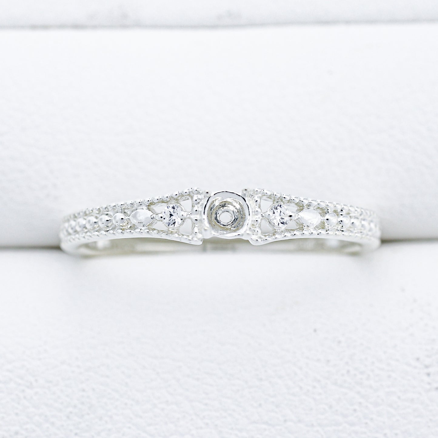 【空枠】3.0mm丸 0.10ct リング | wk35051