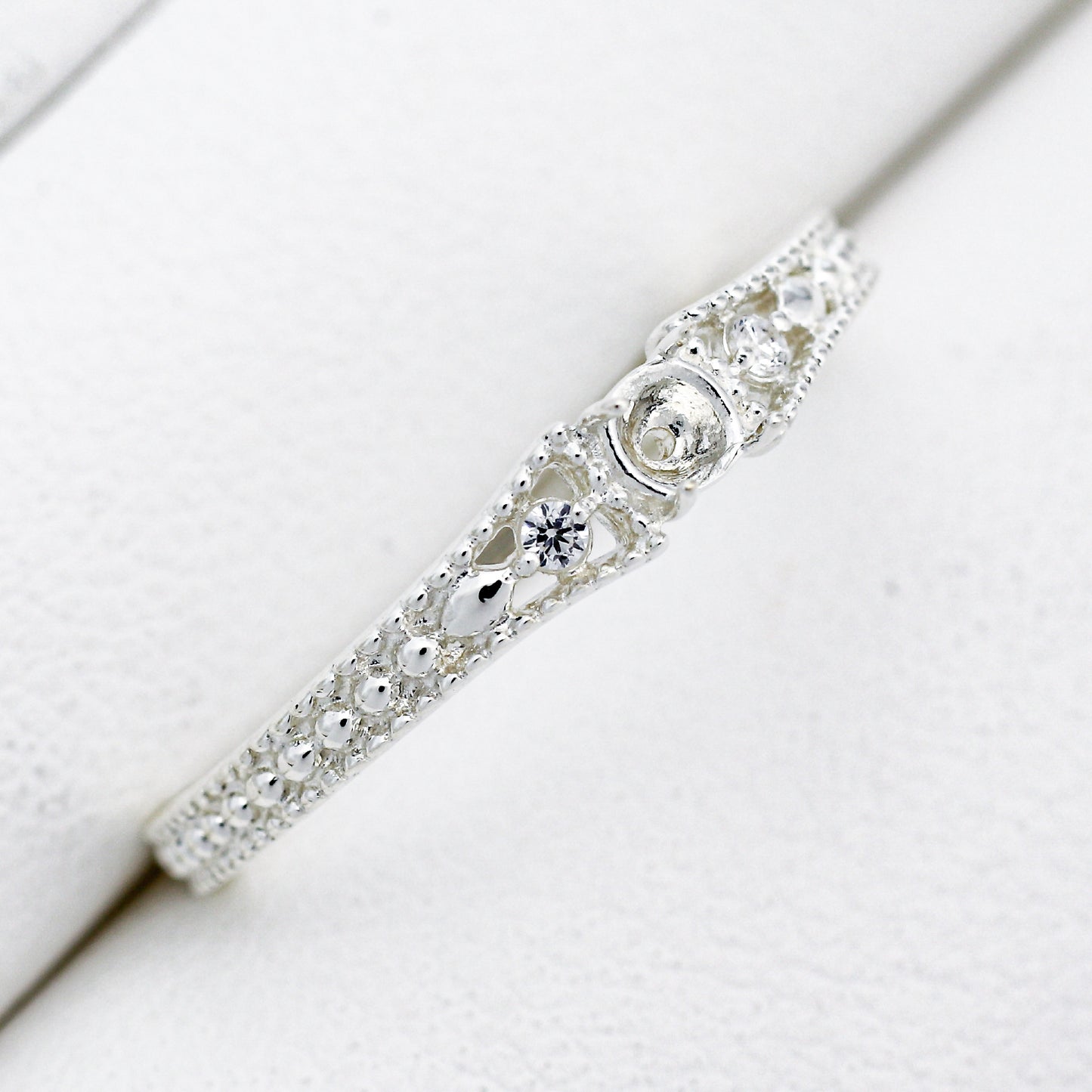 【空枠】3.0mm丸 0.10ct リング | wk35051