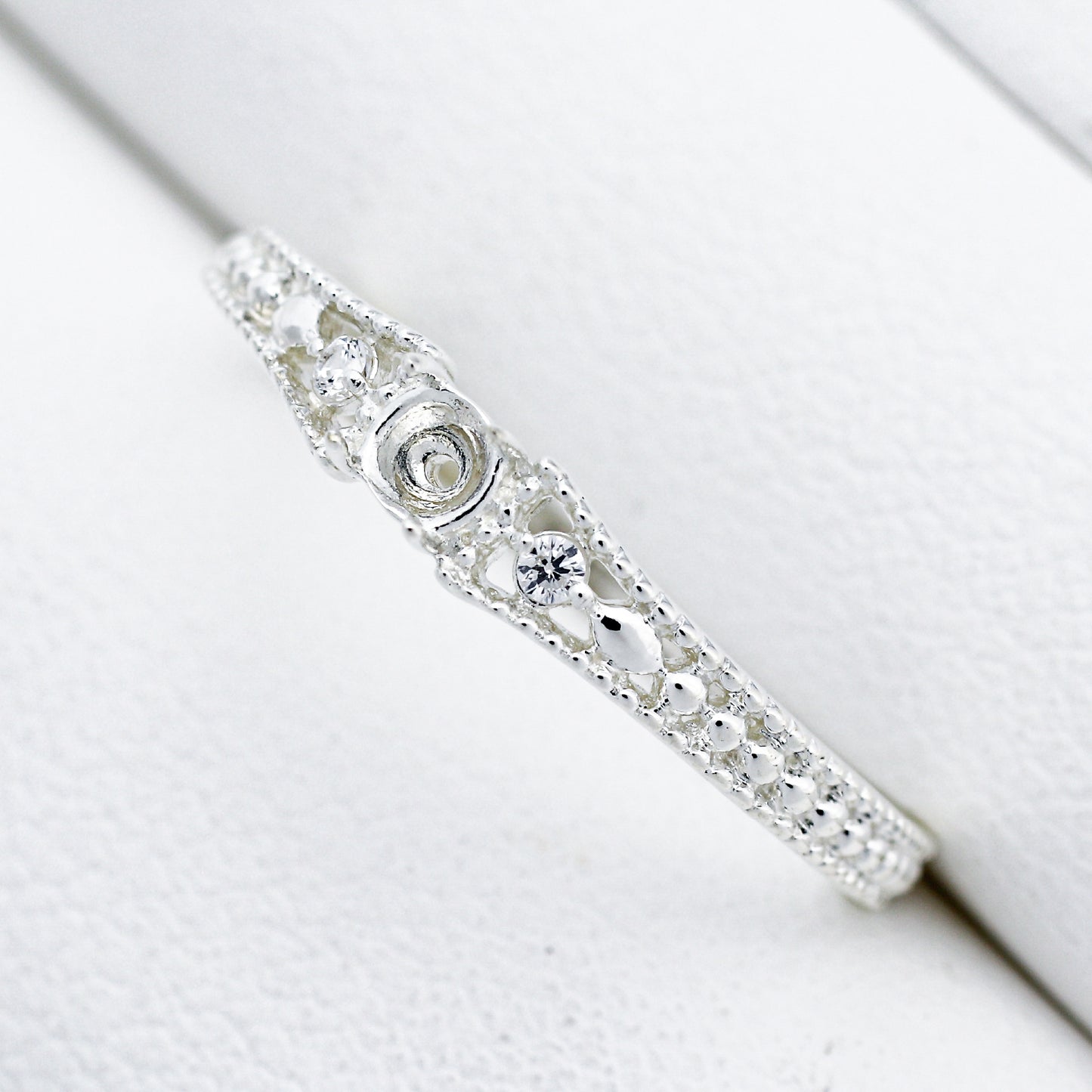【空枠】3.0mm丸 0.10ct リング | wk35051