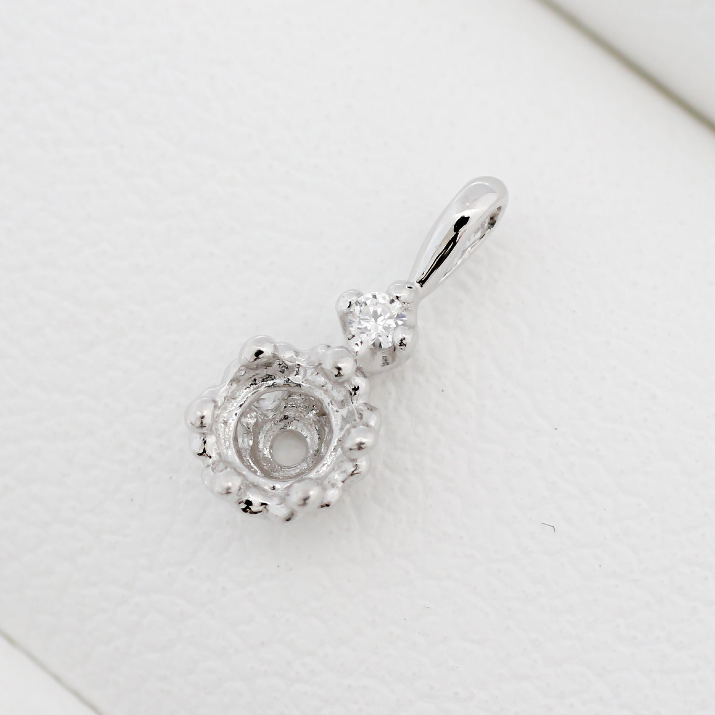 【空枠】2.5mm丸 0.07ct ペンダント | wk52372