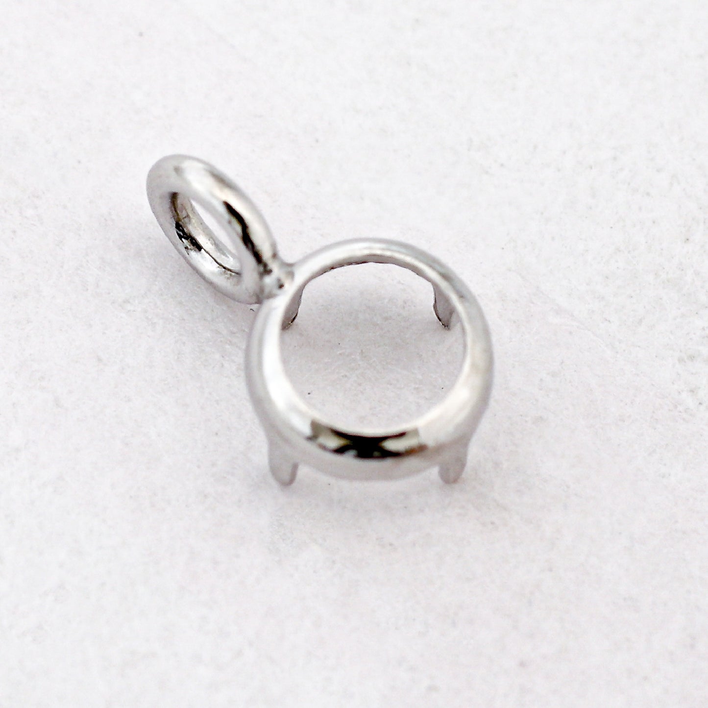 【空枠】2.5mm丸 0.07ct 覆輪 ペンダント | wkae127