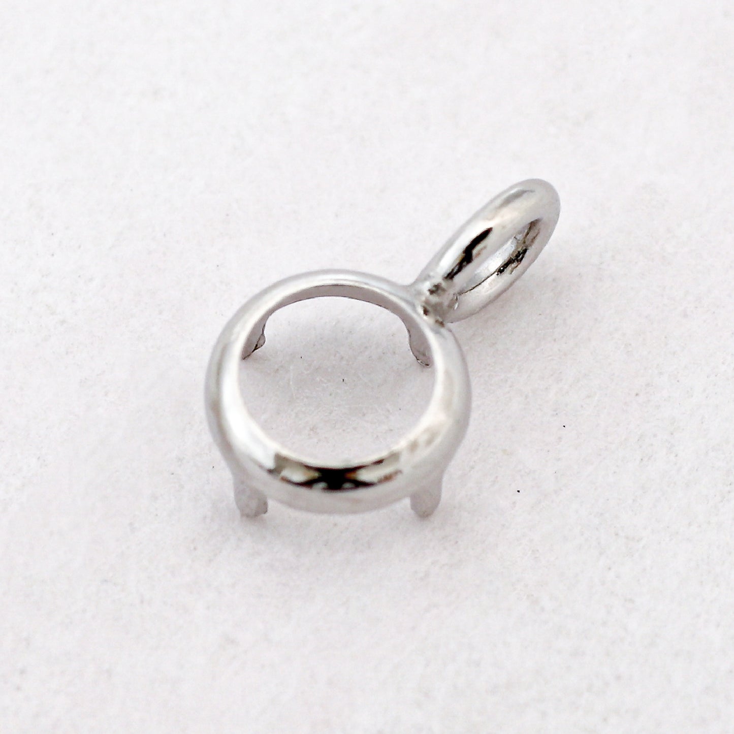 【空枠】2.5mm丸 0.07ct 覆輪 ペンダント | wkae127