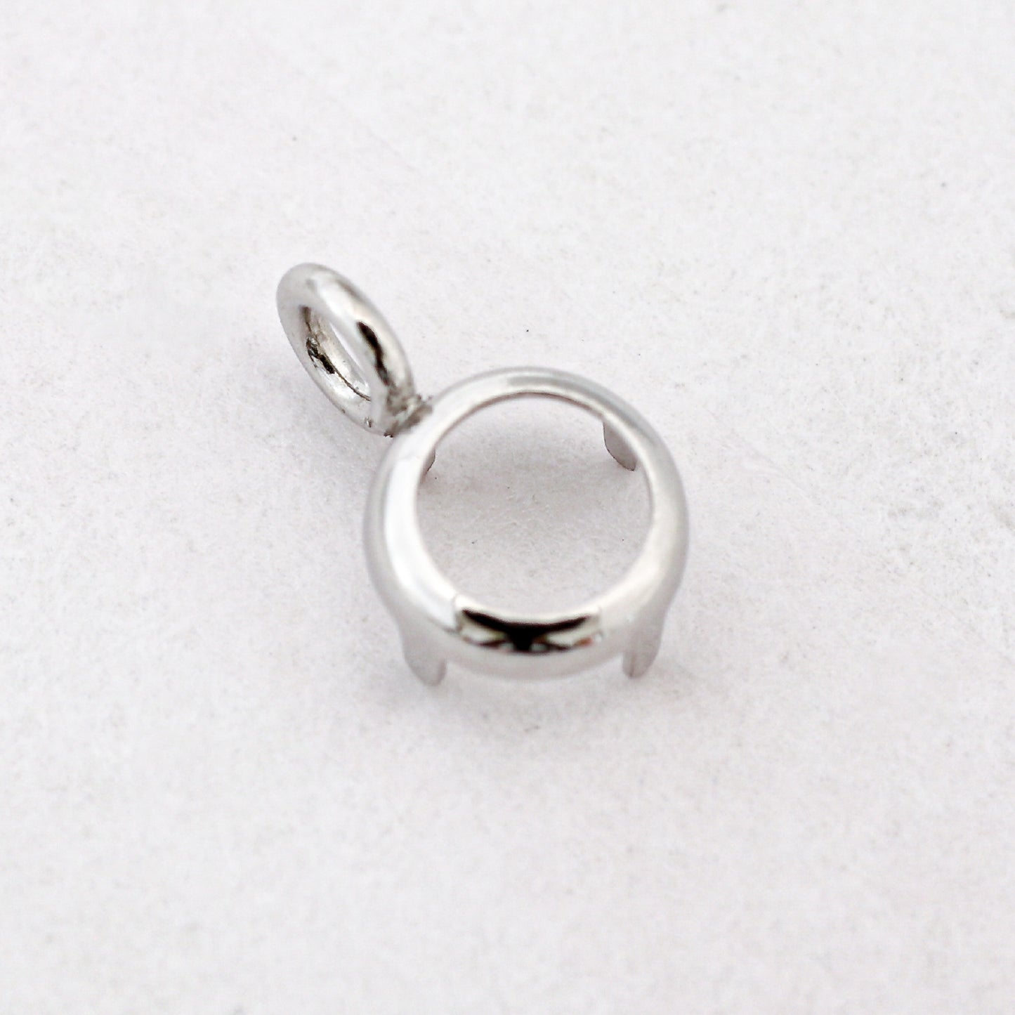 【空枠】3.0mm丸 0.10ct 覆輪 ペンダント | wkae128