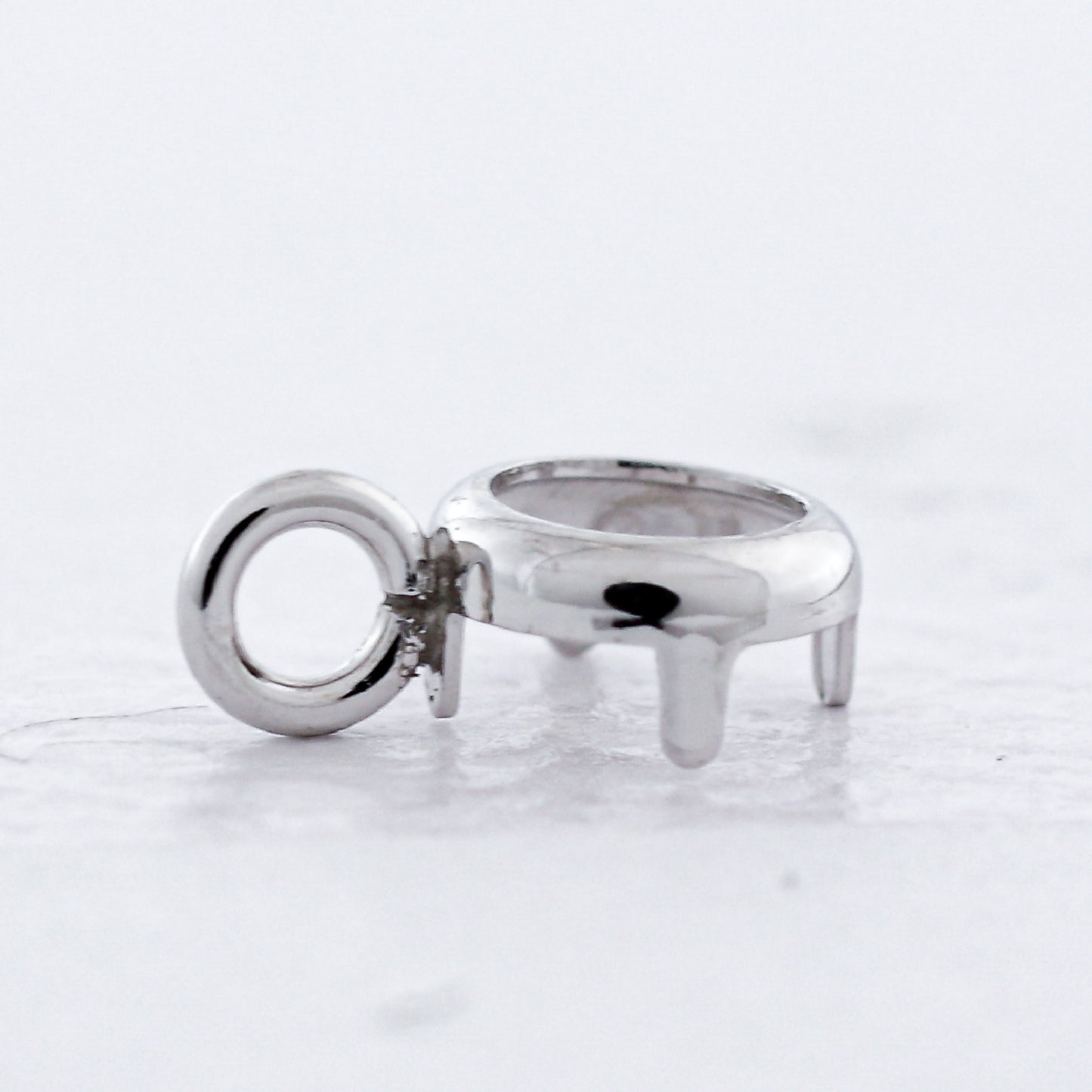 【空枠】3.0mm丸 0.10ct 覆輪 ペンダント | wkae128