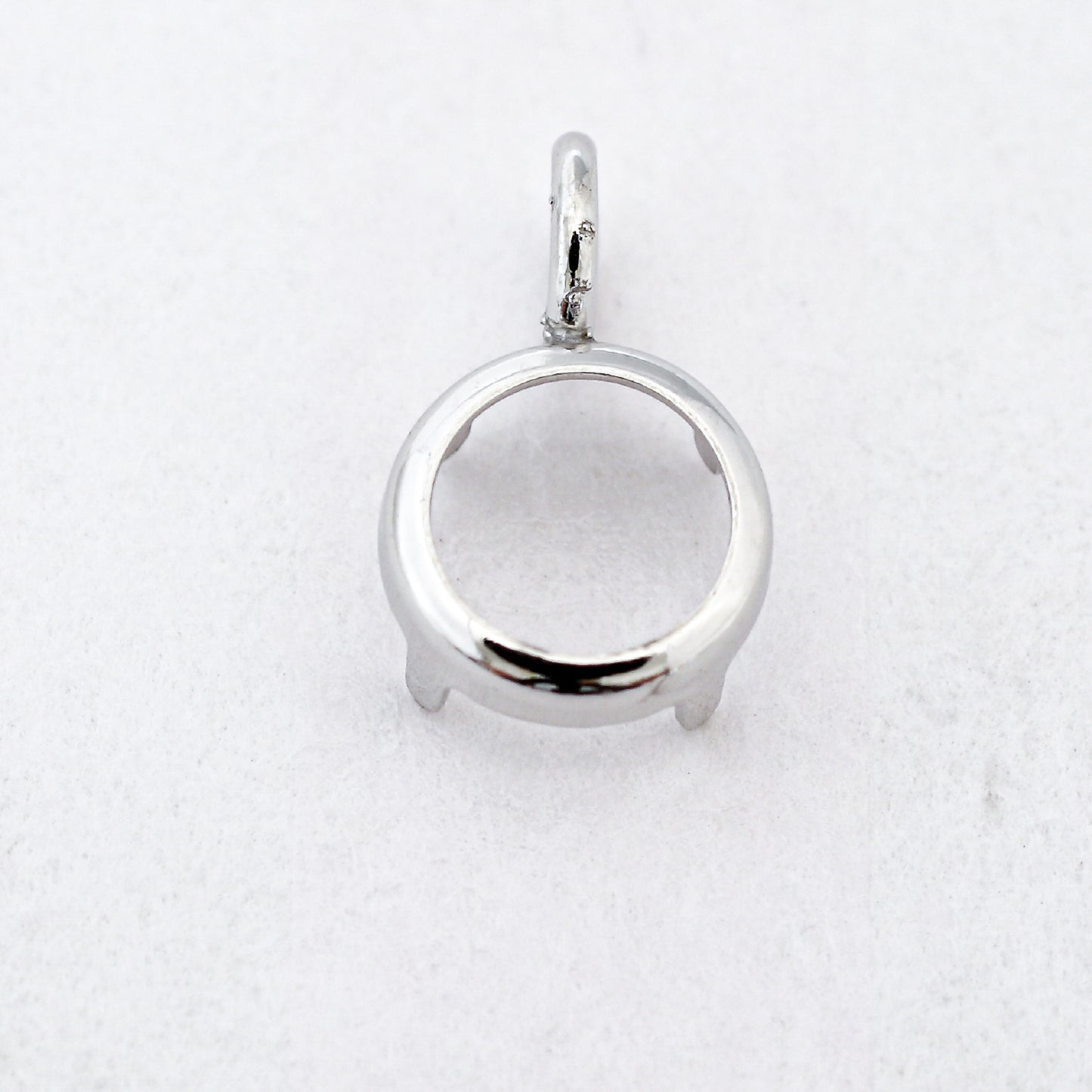 【空枠】3.5mm丸 0.16ct 覆輪 ペンダント | wkae129