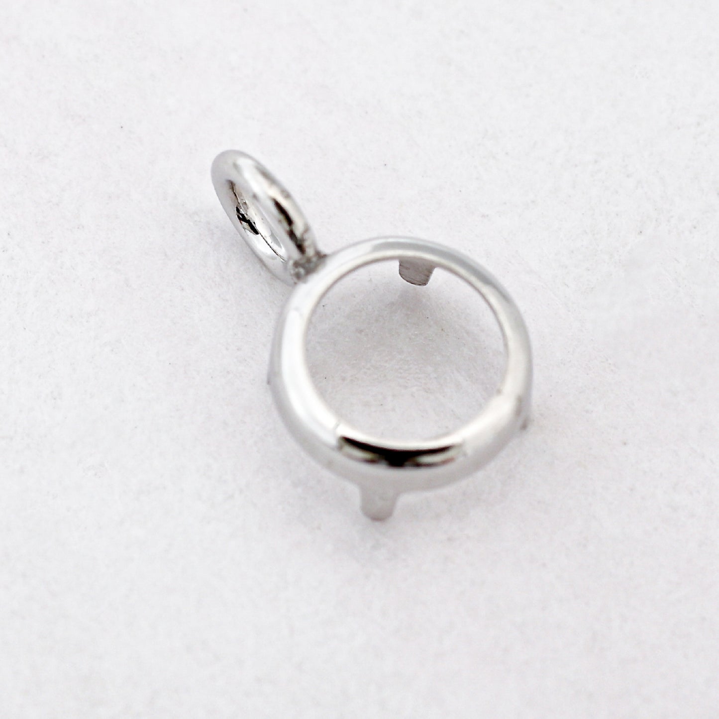 【空枠】3.5mm丸 0.16ct 覆輪 ペンダント | wkae129