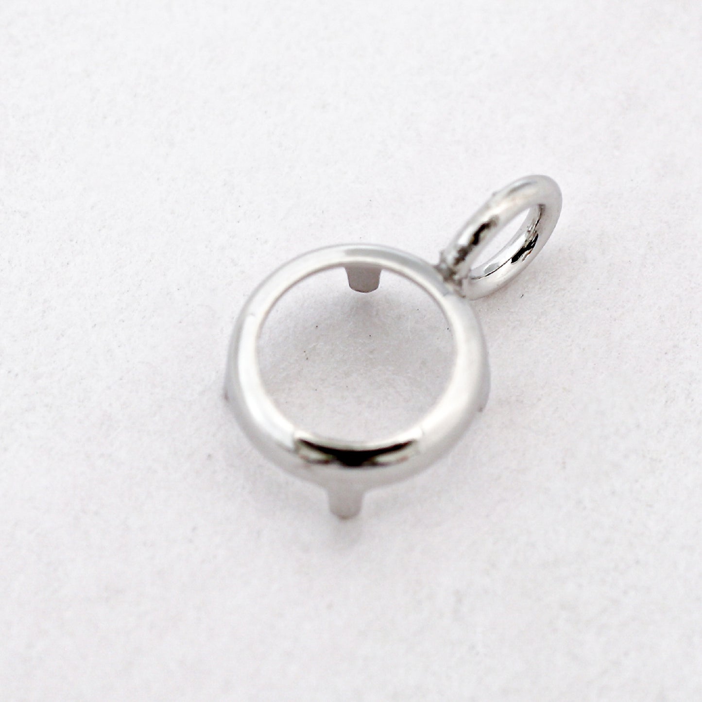 【空枠】3.5mm丸 0.16ct 覆輪 ペンダント | wkae129