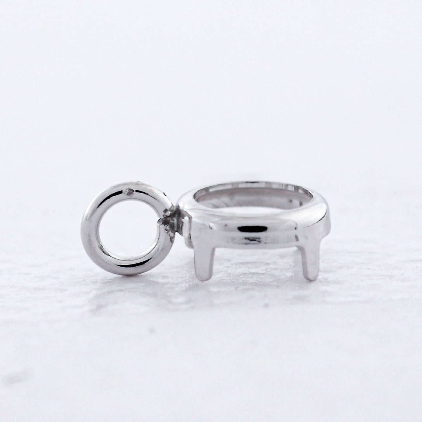 【空枠】3.5mm丸 0.16ct 覆輪 ペンダント | wkae129
