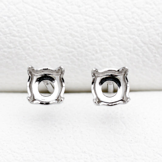 【空枠】3.0mm丸 0.10ct x 2ピース ピアス | wkae91