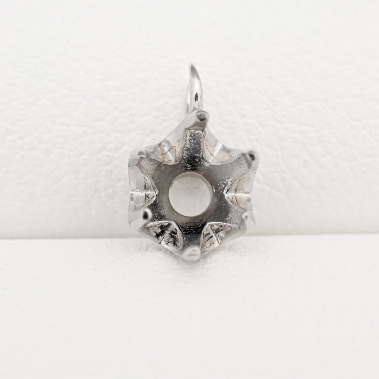 【空枠】5.0-5.5mm丸 0.5-0.6ct ペンダント | wkco-10