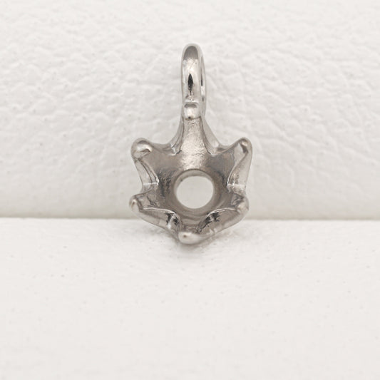 【空枠】3.7-4.0mm丸 0.2-0.25ct ペンダント | wkco-17