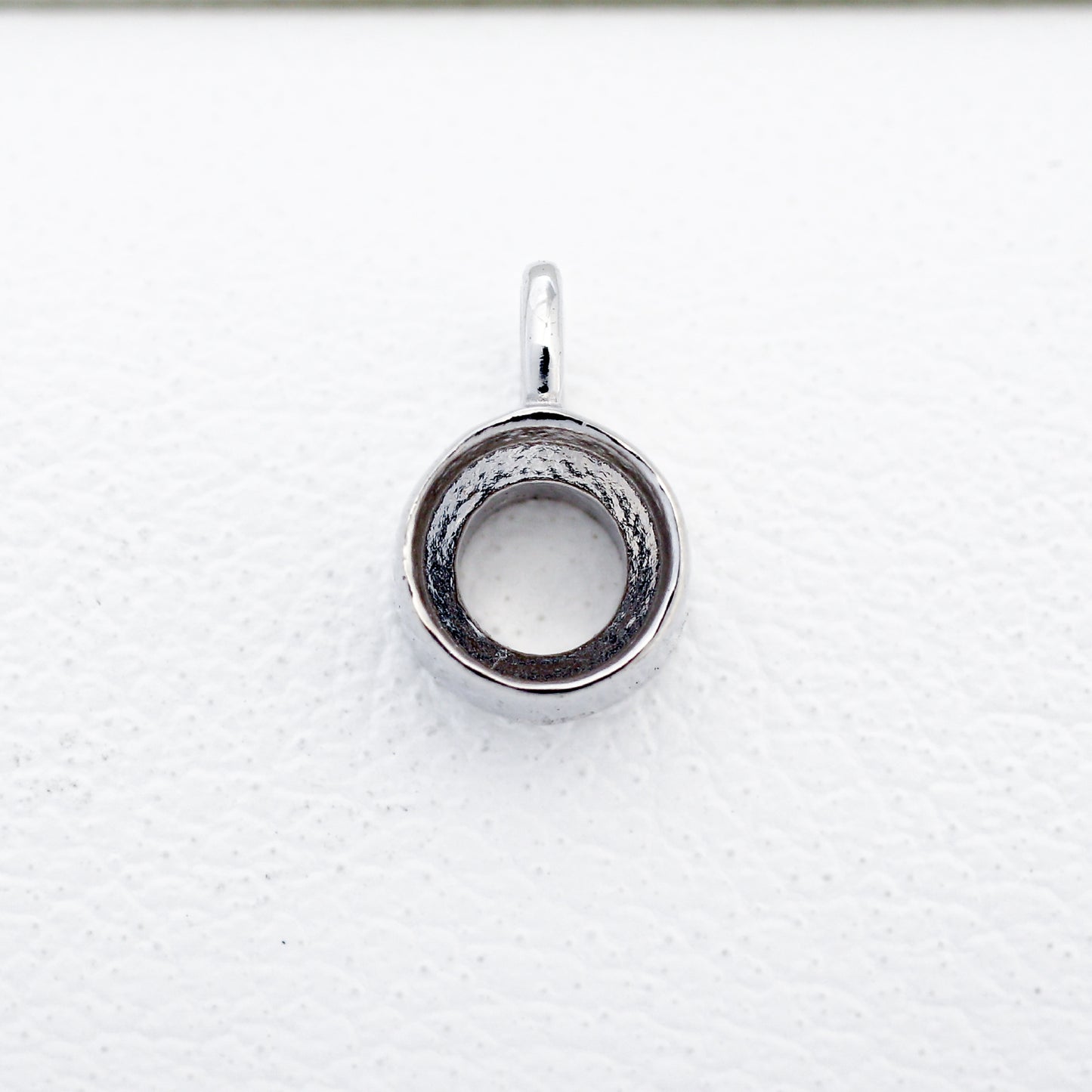 【空枠】3.4mm丸 覆輪 0.15ct ペンダント | wkco-23