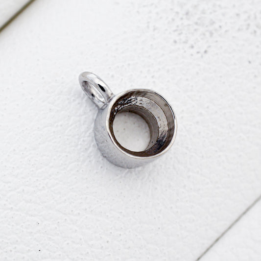 【空枠】3.8mm丸 覆輪 0.20ct ペンダント | wkco-24