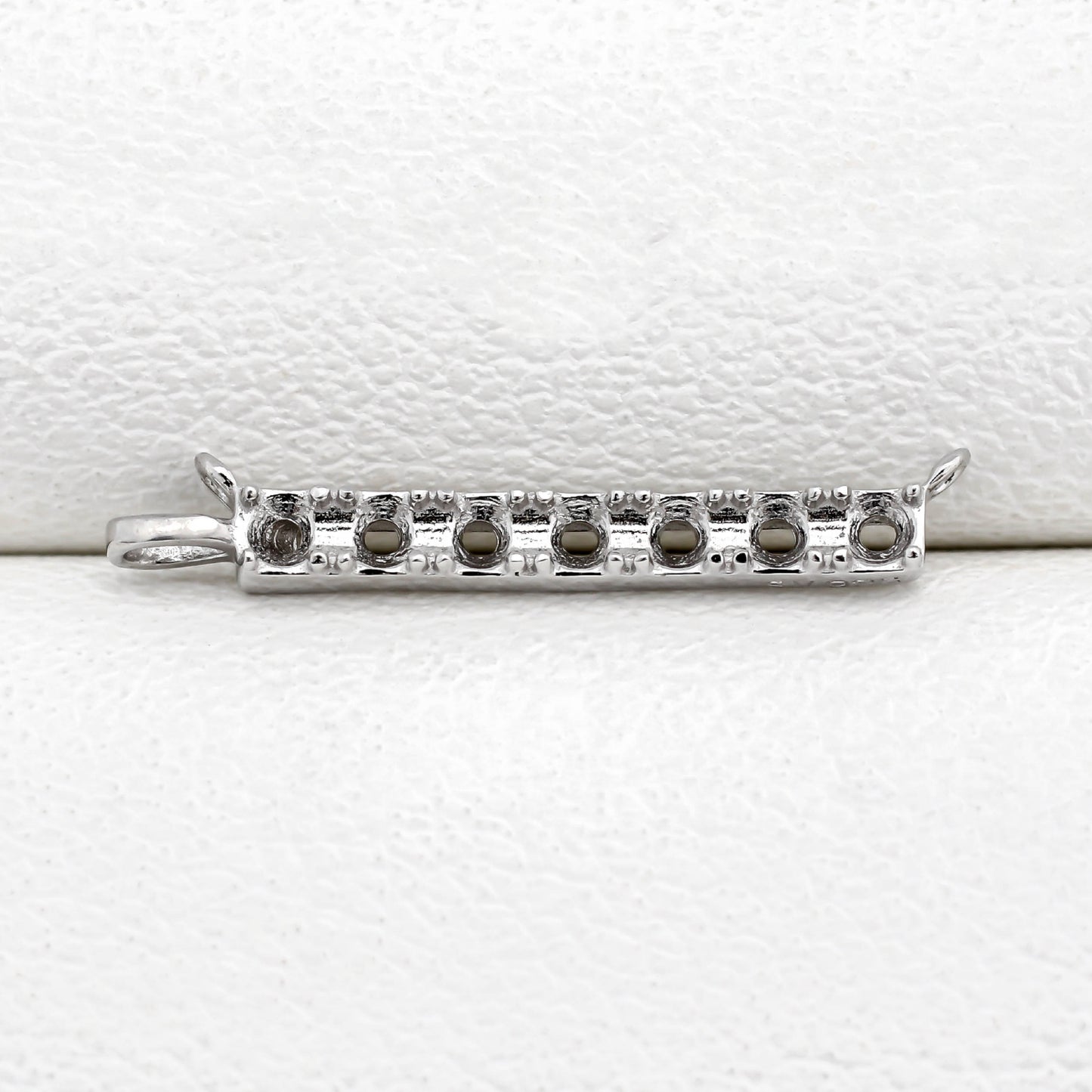 【空枠】1.5mm丸 x 7pc ペンダント | wkco-34p