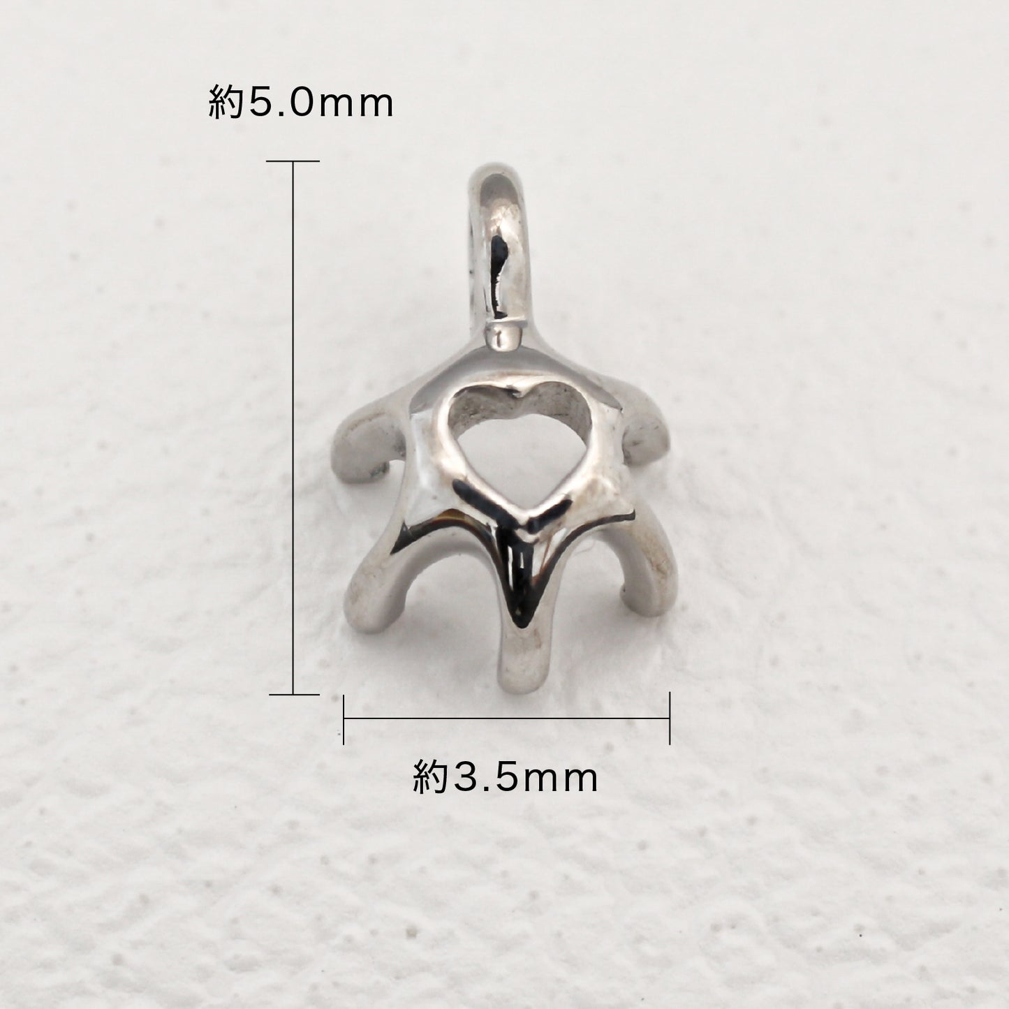 【空枠】3.0-3.3mm丸 0.1-0.13ct ペンダント | wkco-8