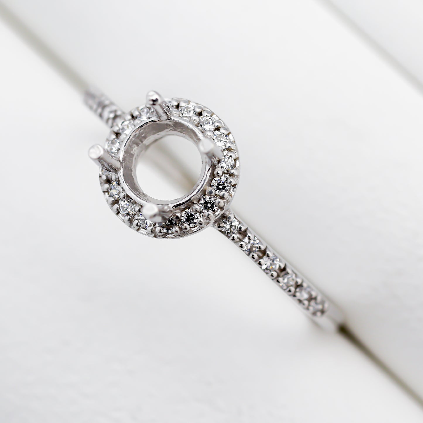 【空枠】5.0mm丸 0.45ct リング | wkcor-182