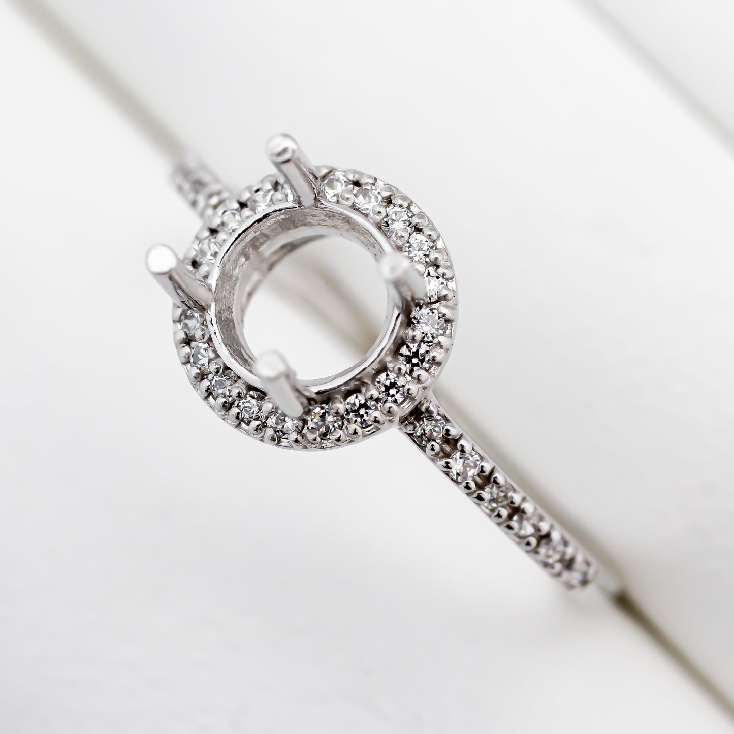 【空枠】6.0mm丸 0.79ct リング | wkcor-183