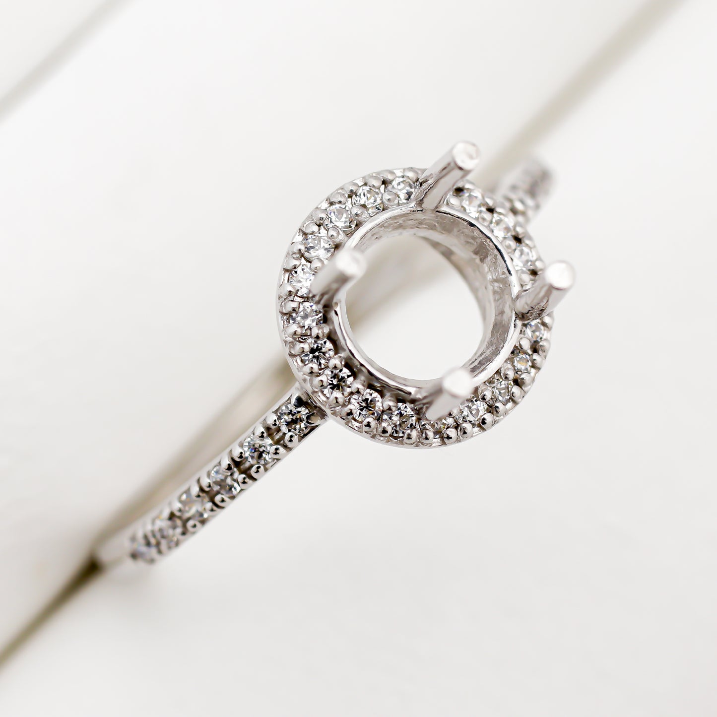【空枠】6.0mm丸 0.79ct リング | wkcor-183