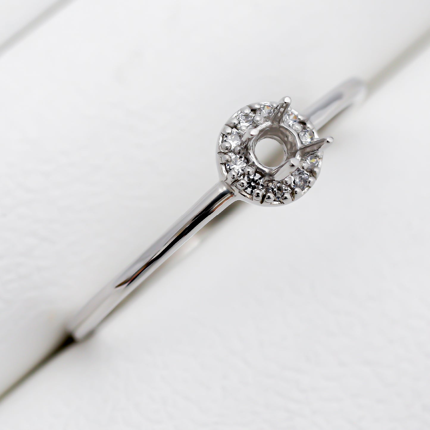 【空枠】2.5mm丸 0.07ct リング | wkcor-184