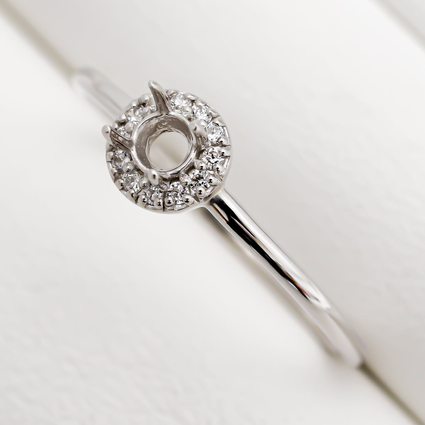 【空枠】3.0mm丸 0.11ct リング | wkcor-185