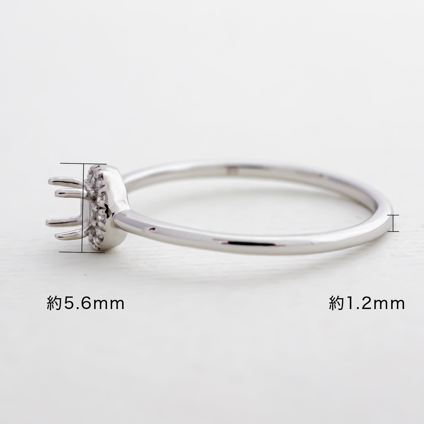 【空枠】3.0mm丸 0.11ct リング | wkcor-185