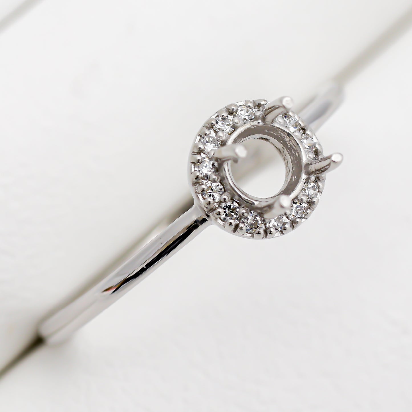 【空枠】4.0mm丸 0.25ct リング | wkcor-187