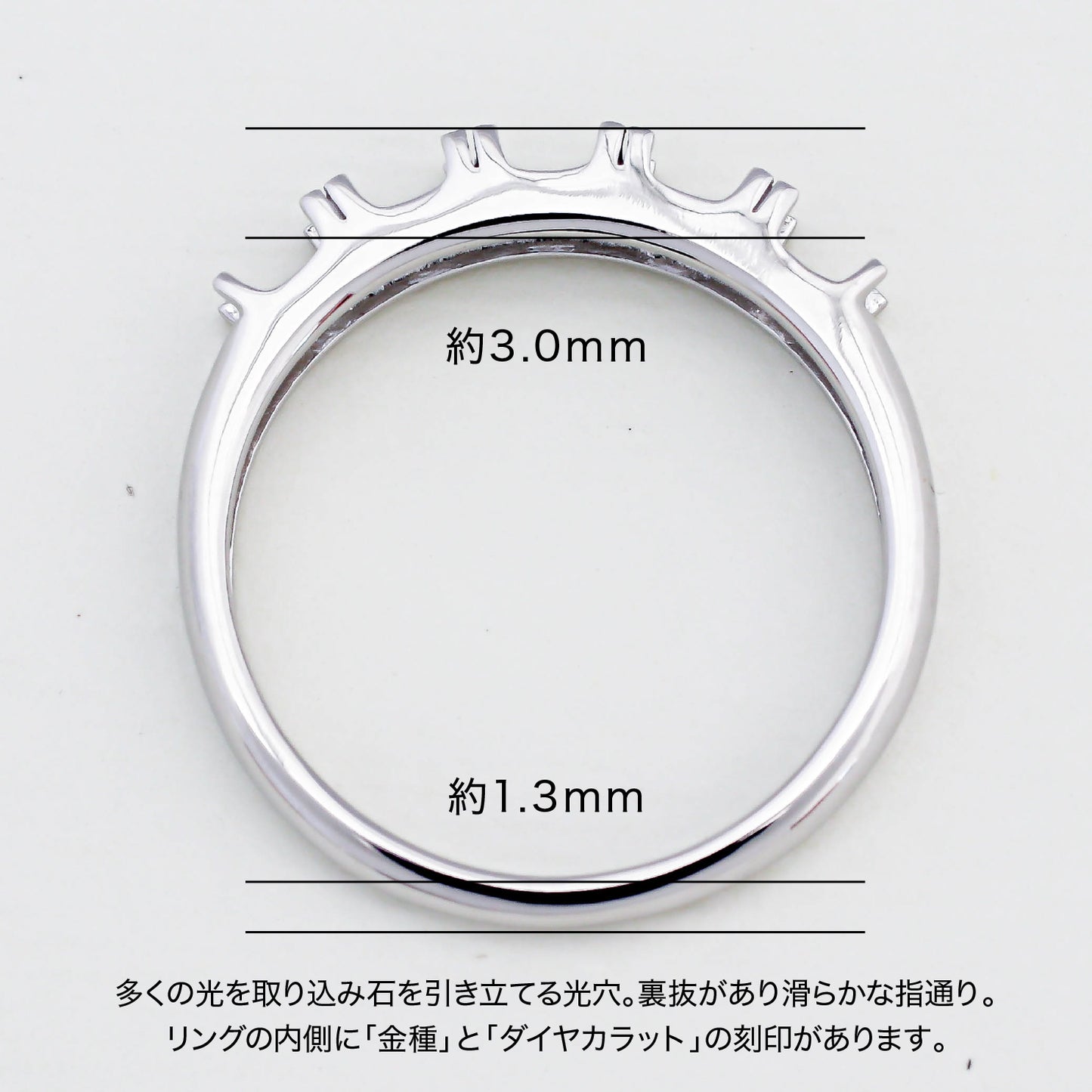 【空枠】3.0mm丸×5pc リング | wkcor-288