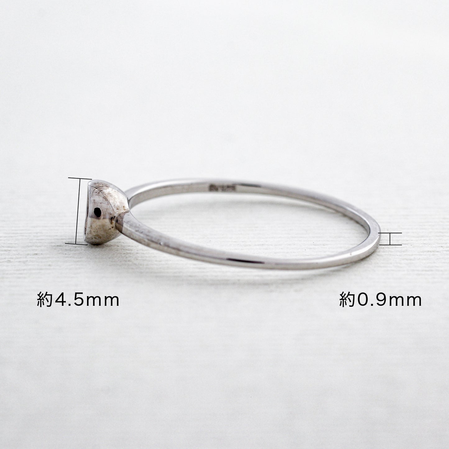 【空枠】3.4mm丸 0.15ct 覆輪 リング | wkcor-32
