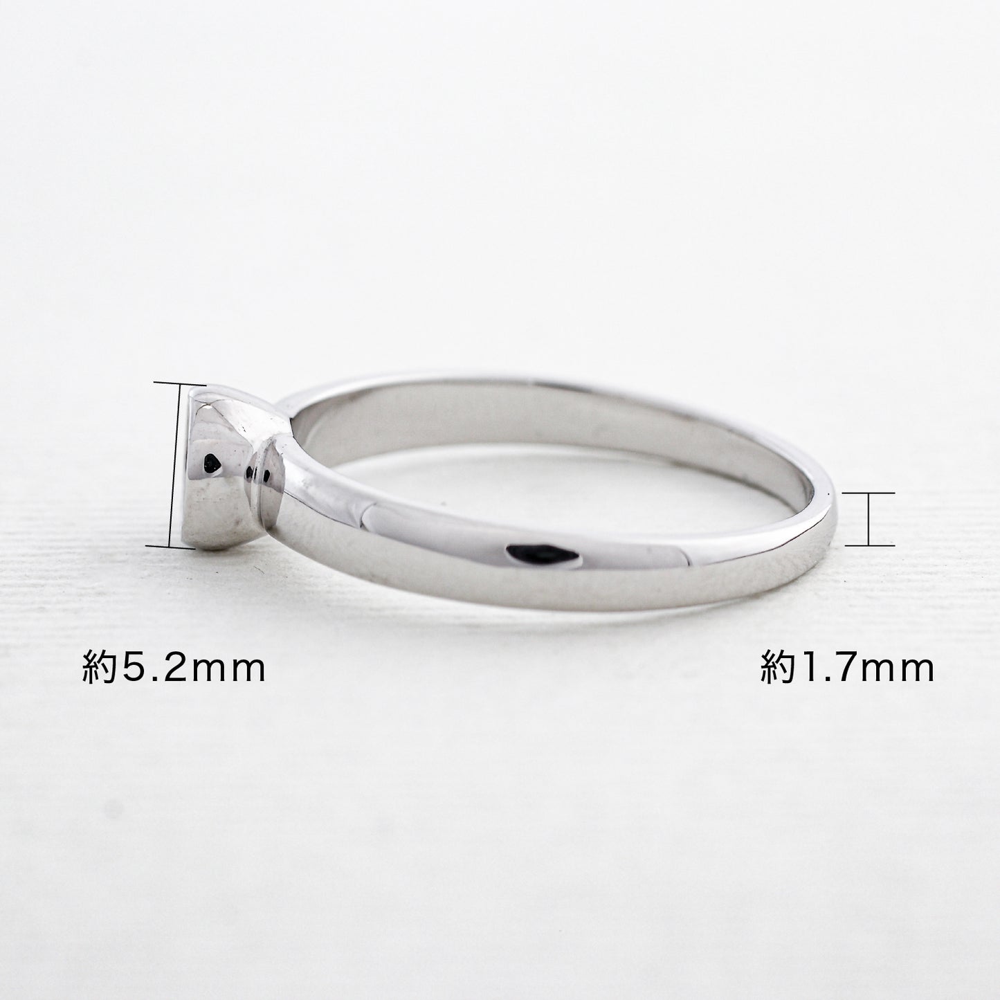 【空枠】4.0mm丸 0.25ct 覆輪 リング | wkcor-34