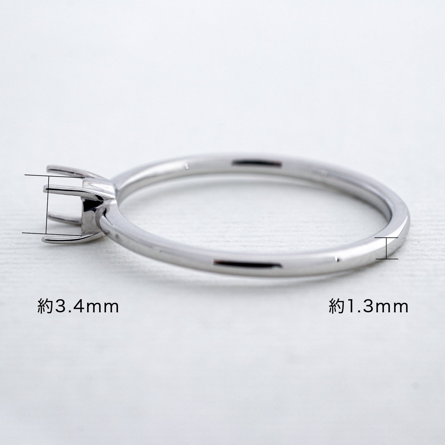 【空枠】3.4mm丸 0.15ct リング | wkcor-84
