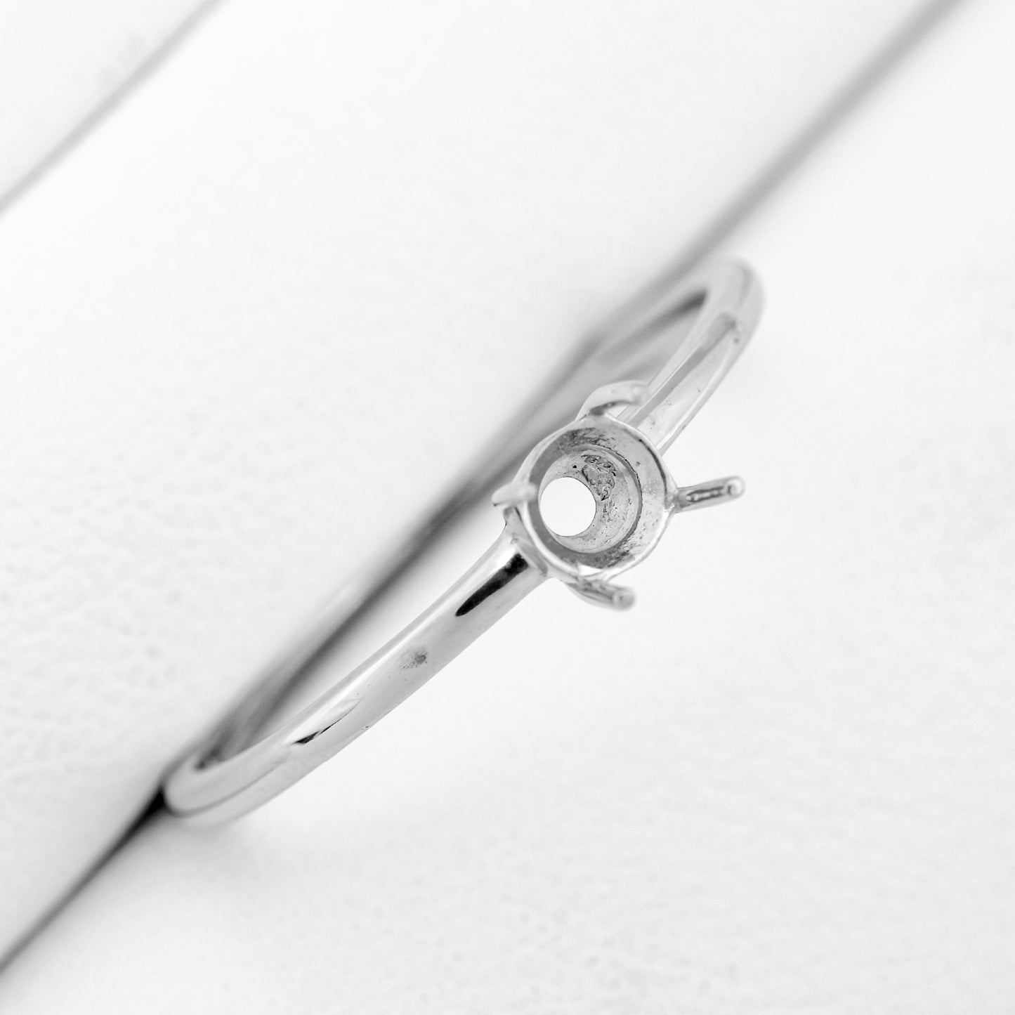 【空枠】3.7mm丸 0.20ct リング | wkcor-85