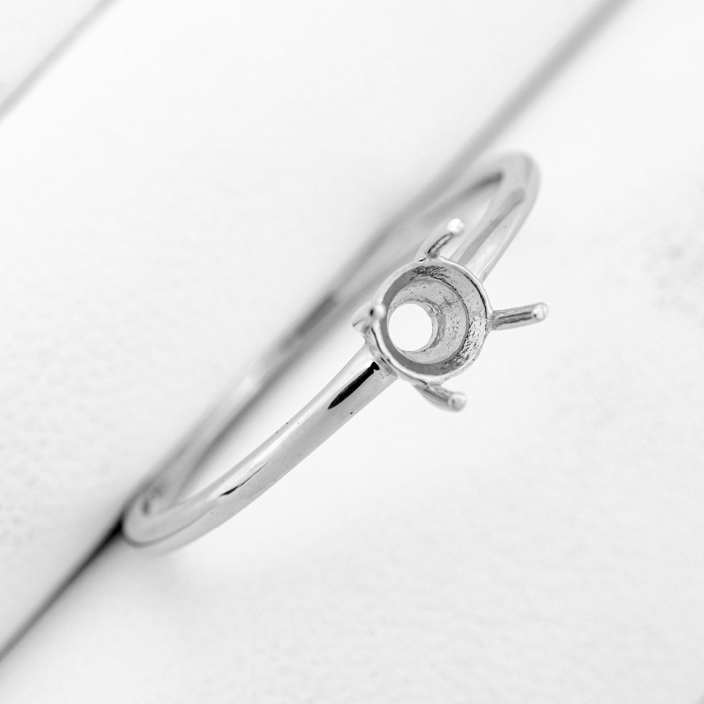 【空枠】4.0mm丸 0.25ct リング | wkcor-86