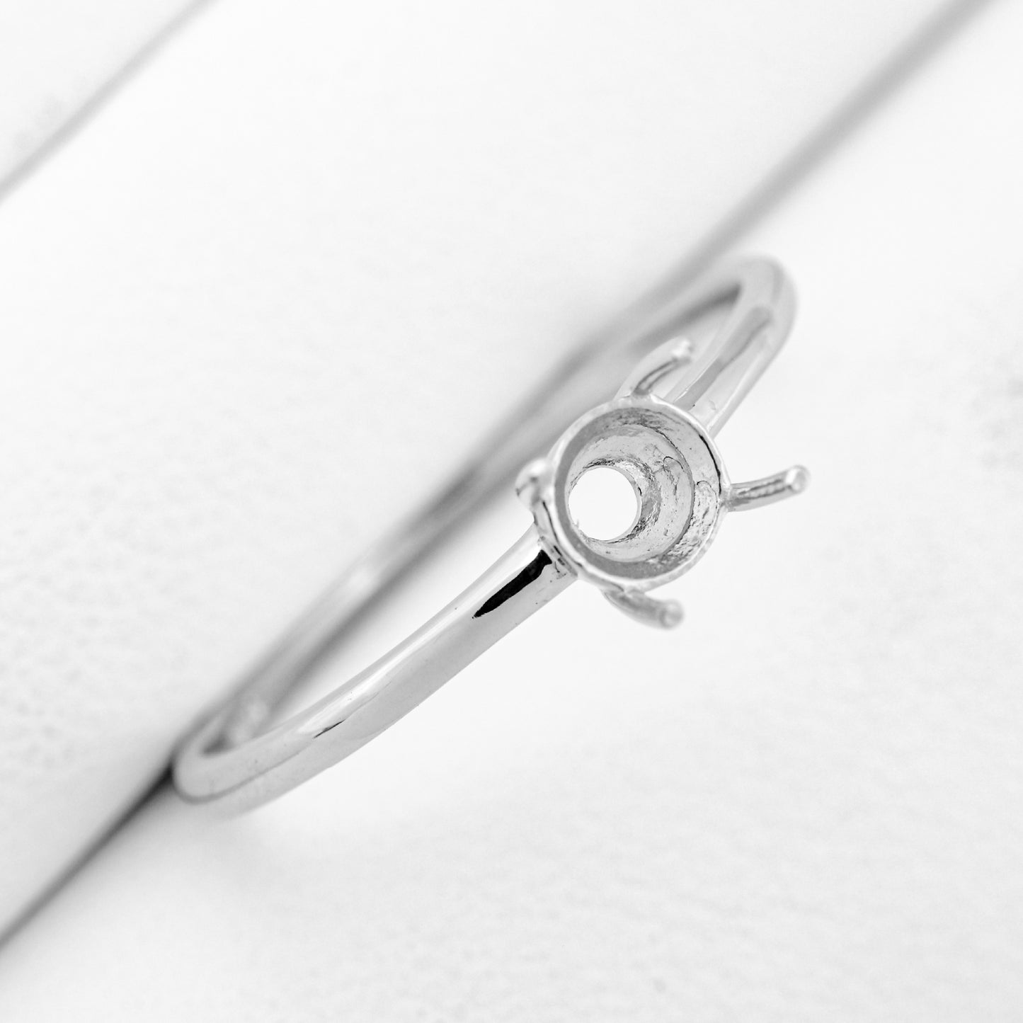 【空枠】4.3mm丸 0.30ct リング | wkcor-87
