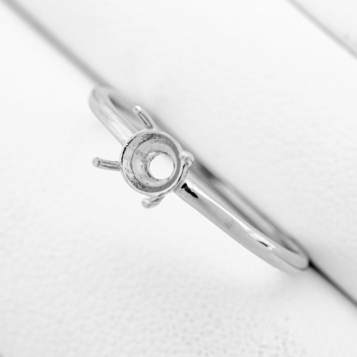 【空枠】4.3mm丸 0.30ct リング | wkcor-87