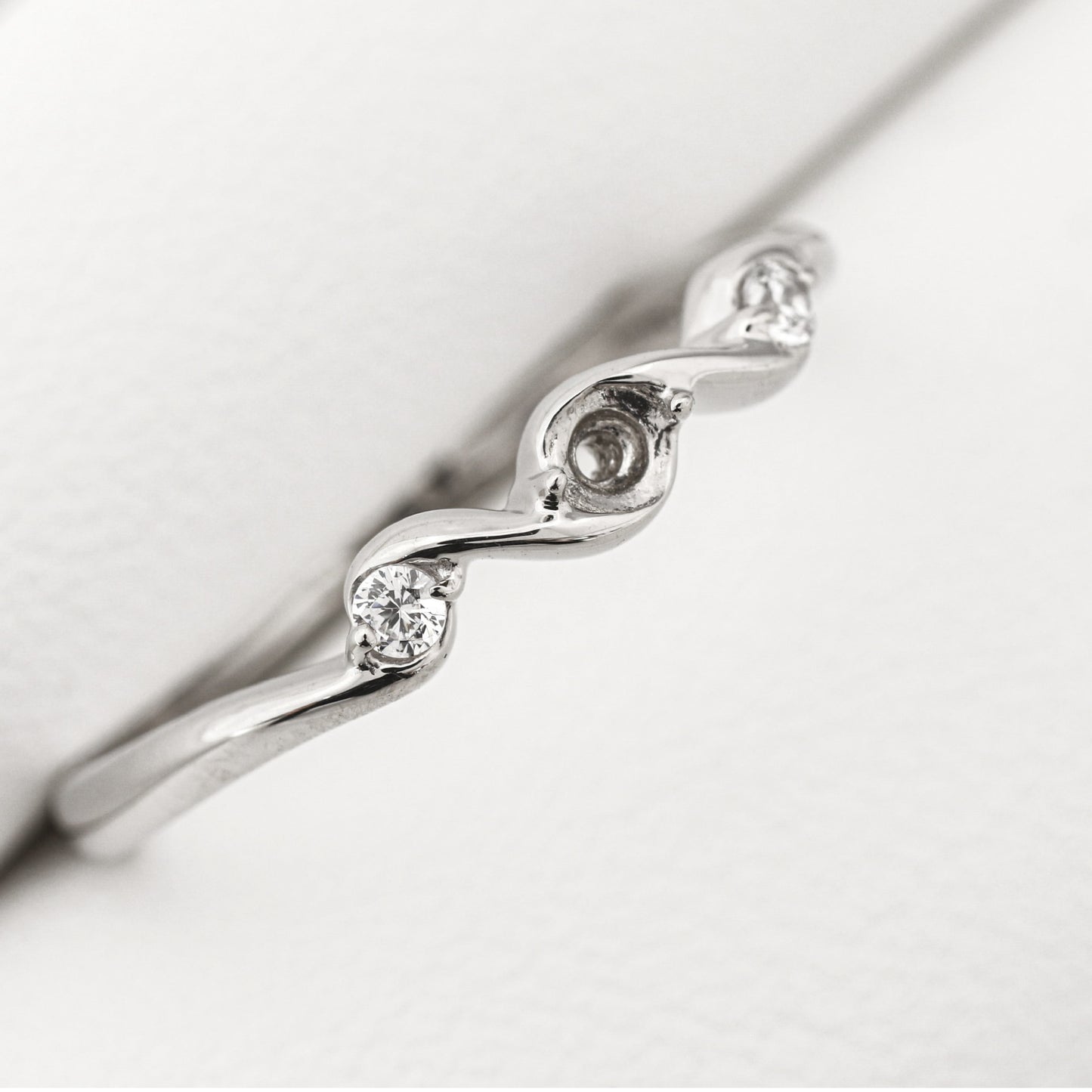 【空枠】2.5mm丸 0.05ct リング | wk19065