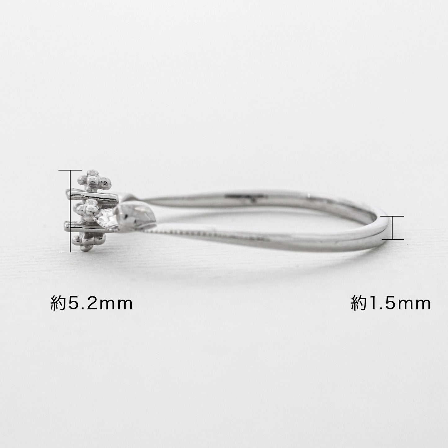 【空枠】2.5mm丸 0.05ct リング | wk19375