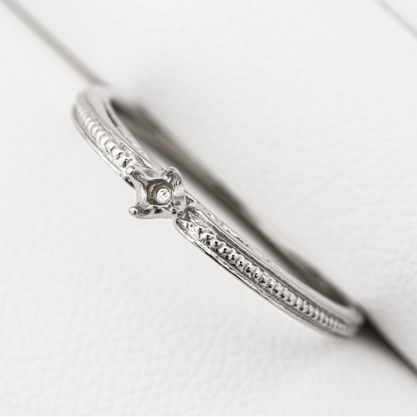 【空枠】2.5mm丸 0.05ct リング | wk19377