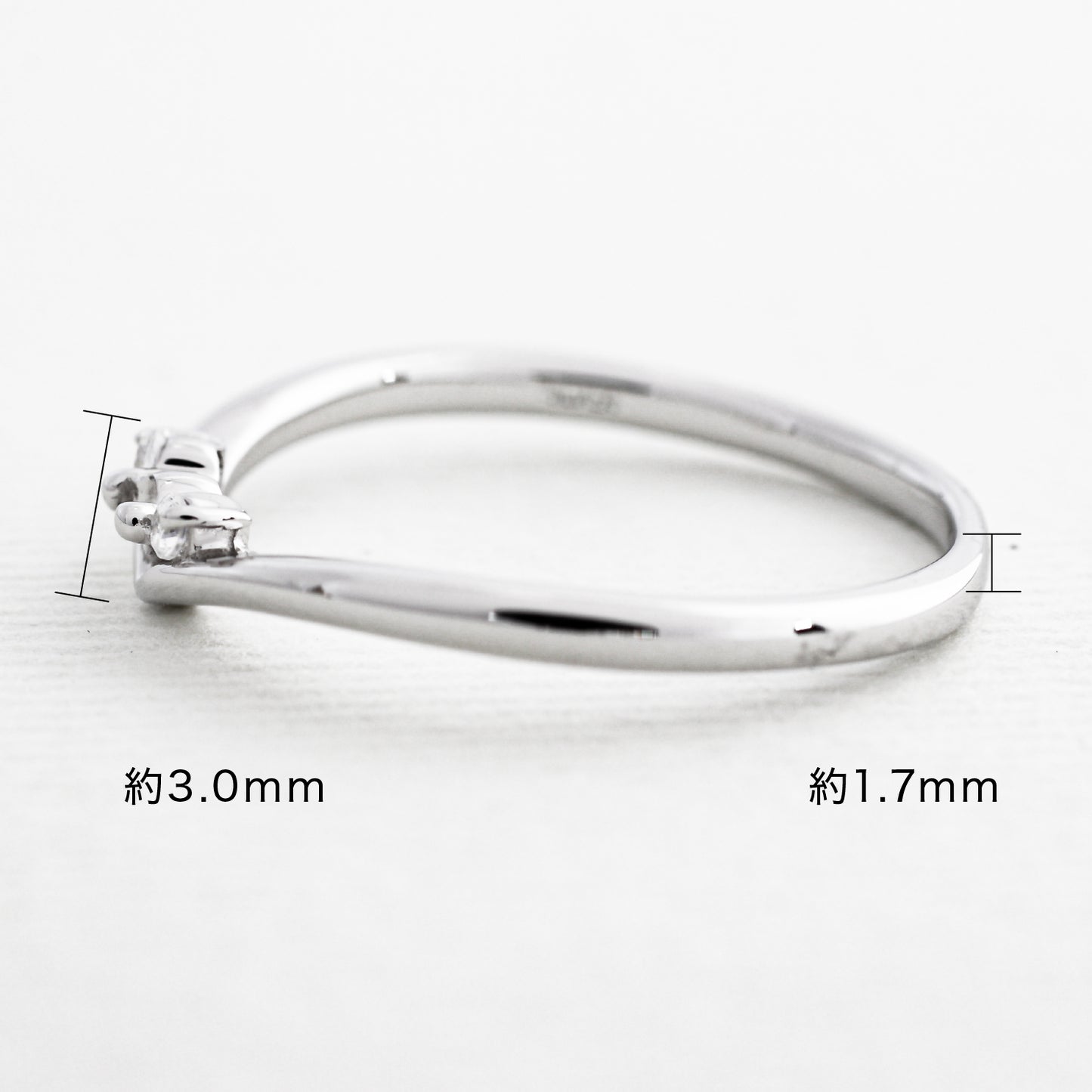 【空枠】2.0mm丸 0.03ct リング | wk30633