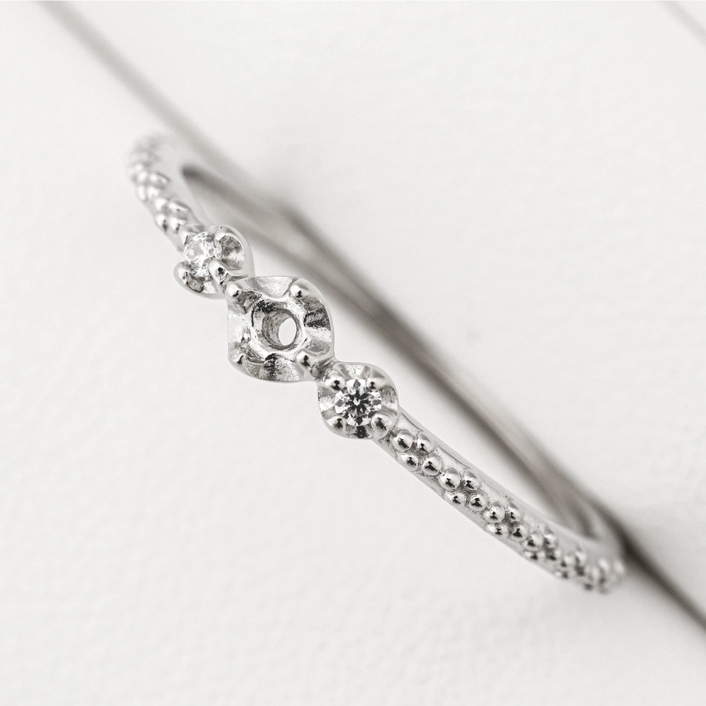 【空枠】2.3mm丸 0.05ct リング | wk32181