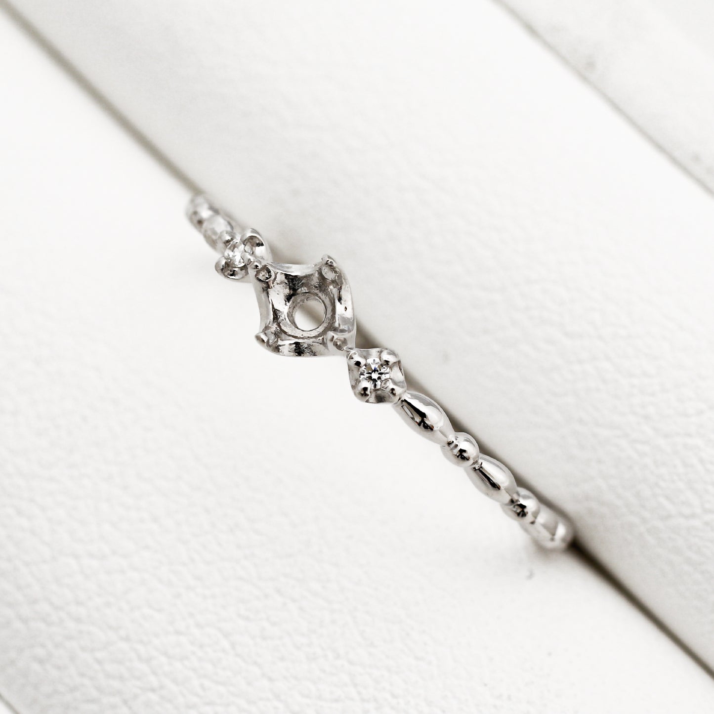 【空枠】3.4mm丸 0.15ct リング | wk32191