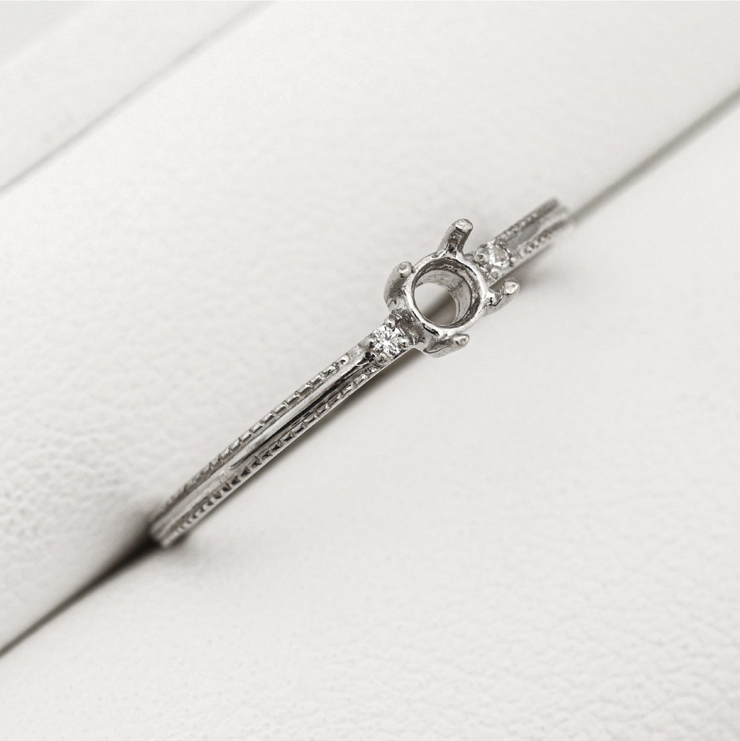 【空枠】3.5mm丸 0.16ct リング | wk32940