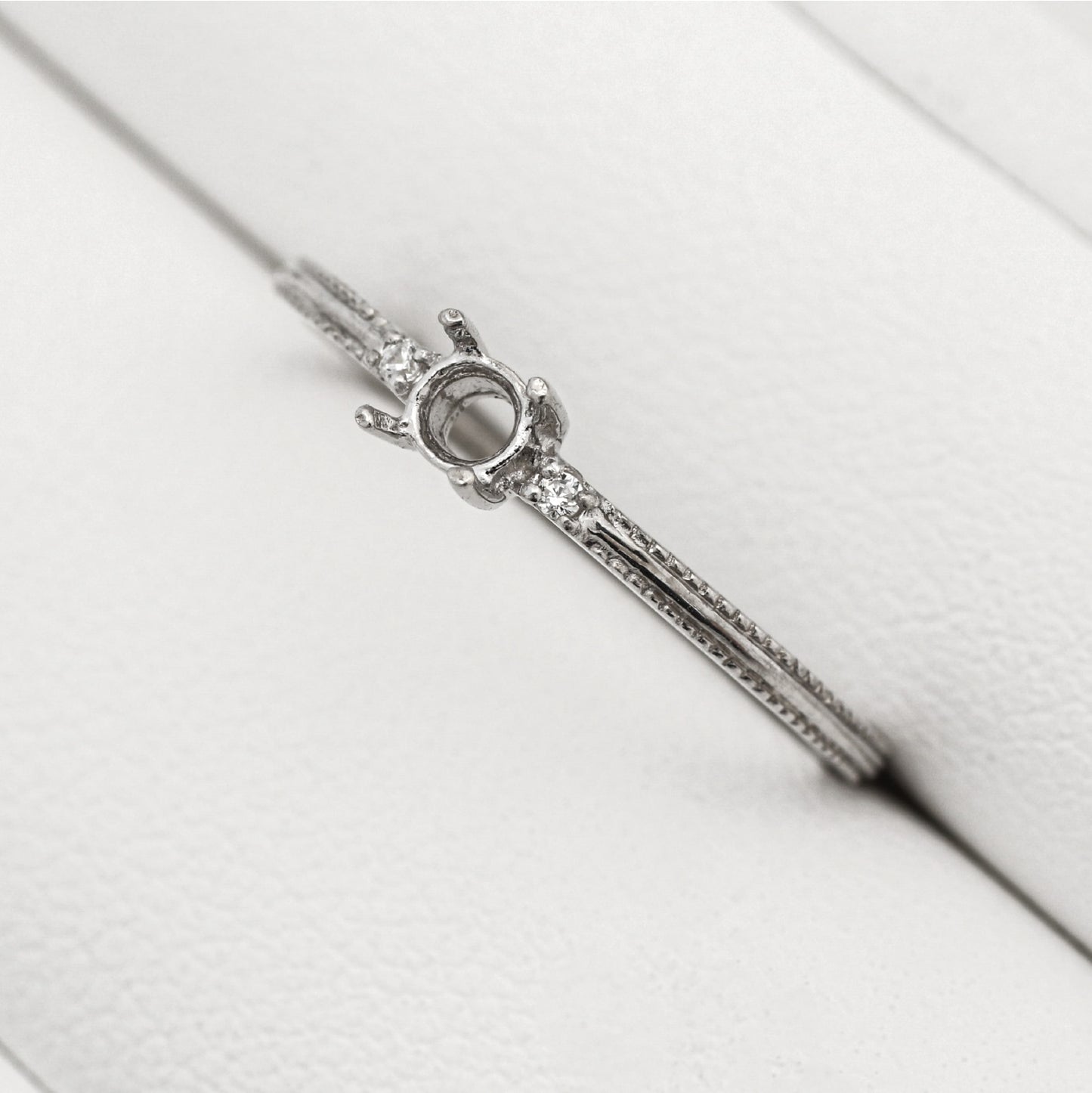 【空枠】3.5mm丸 0.16ct リング | wk32940