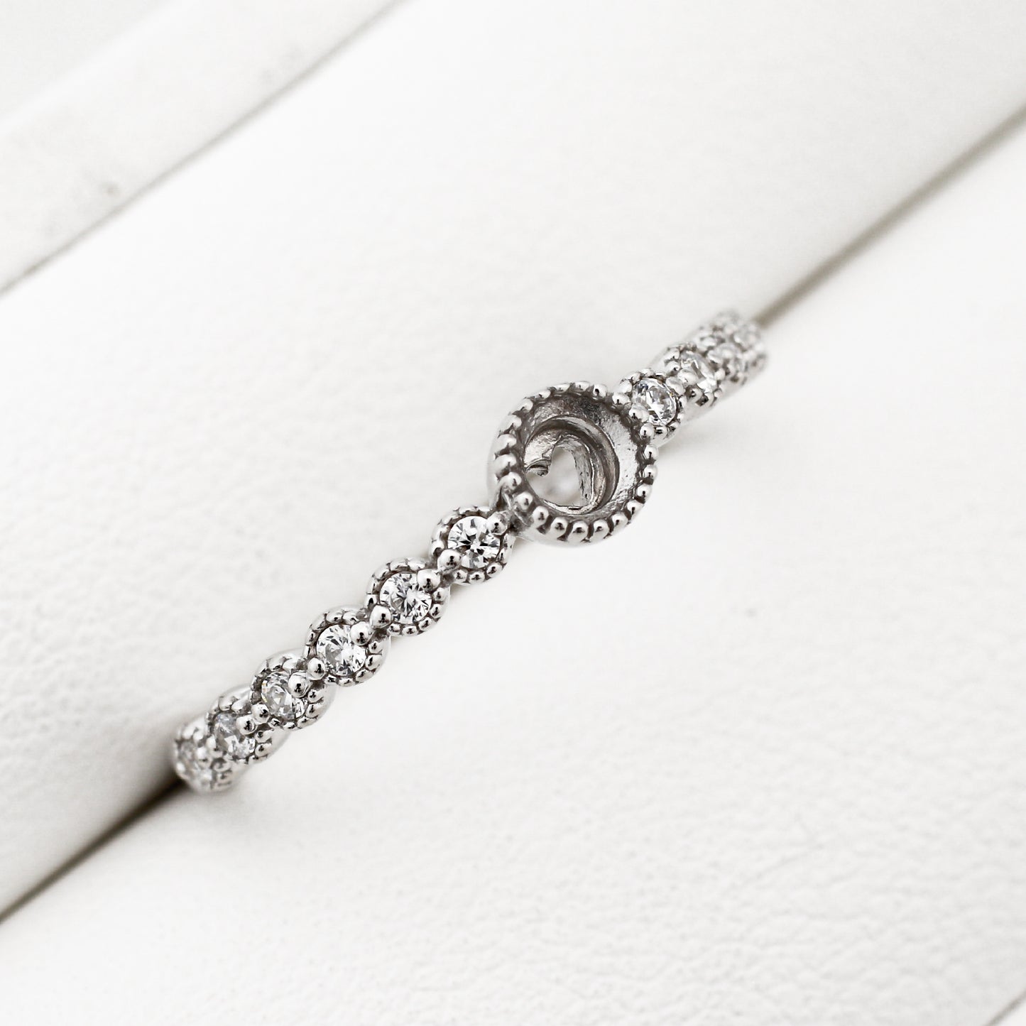 【空枠】3.4mm丸 0.15ct リング | wk33194