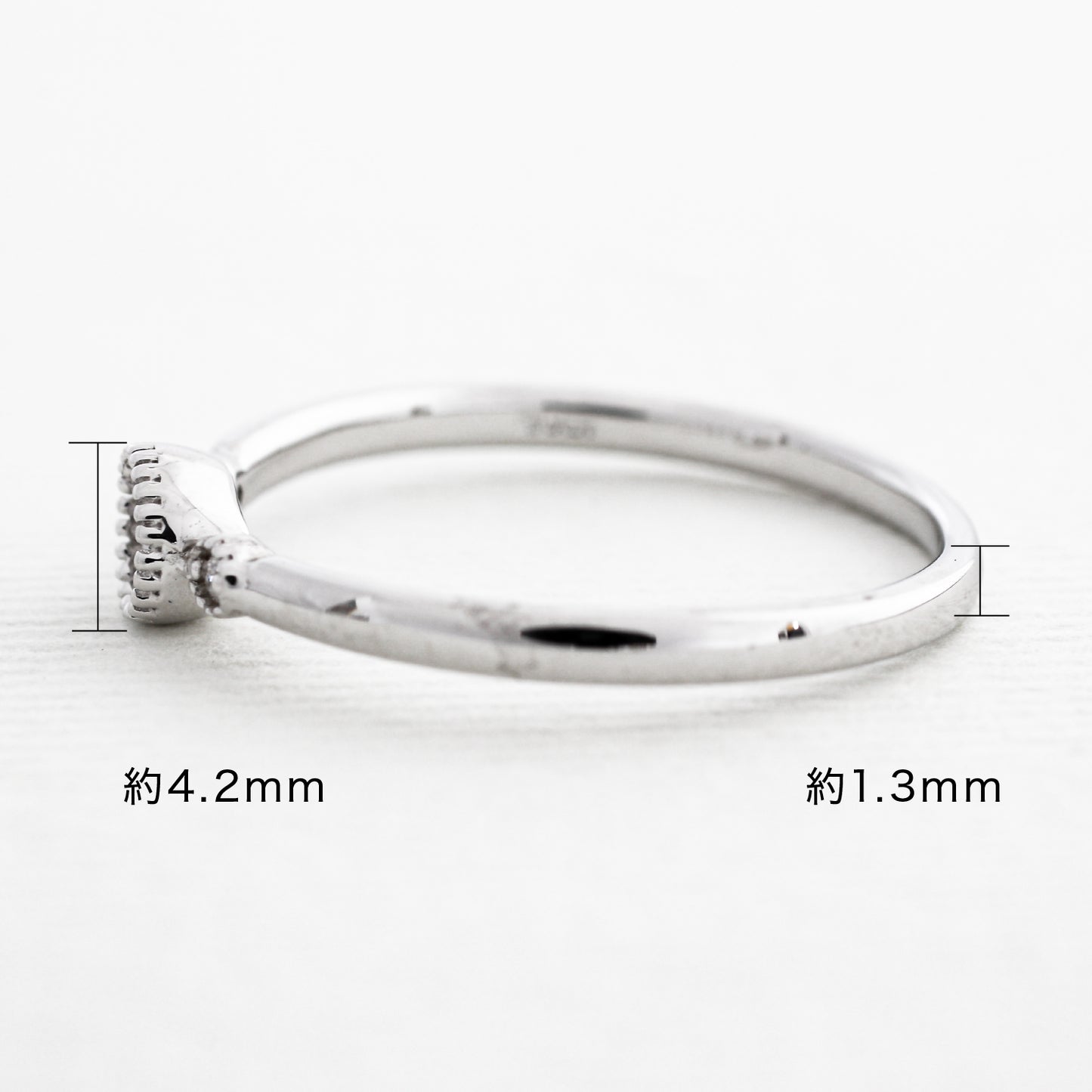 【空枠】3.4mm丸 0.15ct リング | wk33201